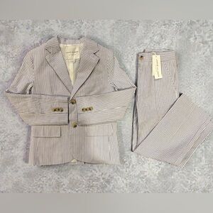 Janie and Jack Striped Blazer and Matching NWT Pants